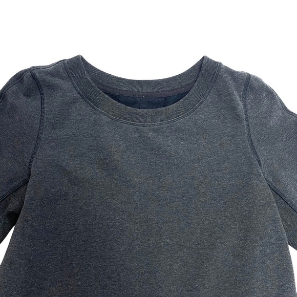 LULULEMON Exhilaration Pullover Sweatshirt Top in Charcoal Gray - Picture 4 of 9
